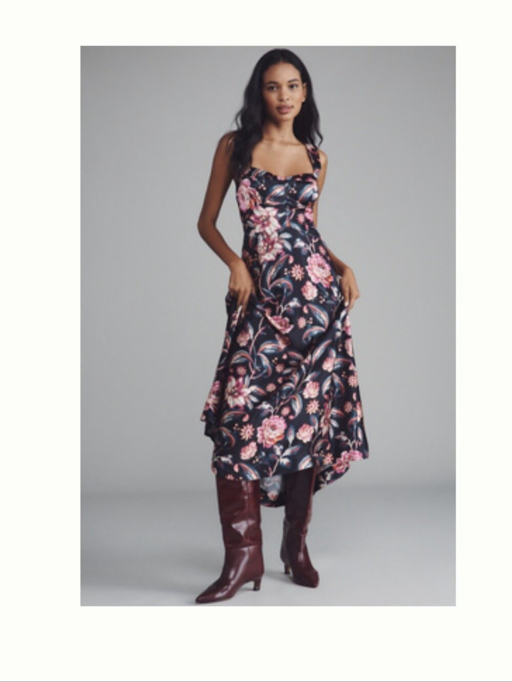 Brand NEW Anthropologie Jocelyn Sleeveless Slip Midi Dress by Maeve